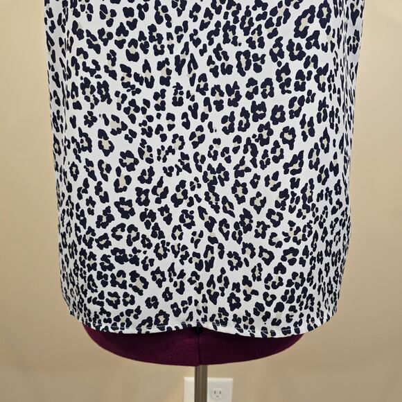 Women's Banana Republic Gray Cheetah Print Camisole Tank | Size Large - Picture 5 of 10